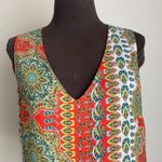 Rose + Olive Rose & Olive sz S red bright boho hippie blouse Photo 1