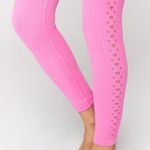 Spiritual Gangster Pink Cut Out Ribbed Leggings Photo 11