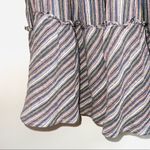 Caslon Carlita Multicolor Striped Tiered Sleeveless Maxi Dress Photo 5