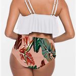 Souqfone Ruffle High Waisted Tankini Set Photo 3