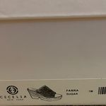 Cecelia New York NIB Size 7 Womens Farra Wedge Espadrille Slide Sandals Sugar Tan Photo 7