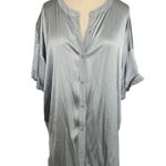 Lysse The Eco Stretch Satin Shirt Short Sleeve Photo 1
