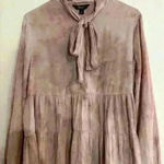 Vera Wang Simply Vera by Pink Tie Dye Blouse Photo 0