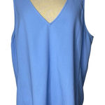 Nordstrom Size Large Basic Lightweight Top Solid Blue Photo 0