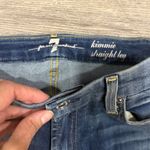 7 For All Mankind Medium Blue Kimmie Straight Leg Jeans Photo 2