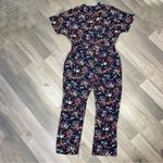 ASOS Uttam Boutique Floral Jumpsuit Blue Multi Large Photo 9