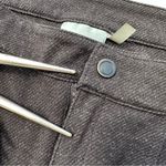 Athleta Ponte black knit Twill moto pants leggings zip pockets sz 0 Photo 12