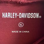 Harley Davidson burgundy turtleneck sweater women XL Photo 6