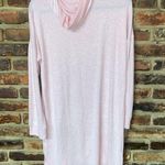 Jaclyn Smith Jaclyn Intimates Pink Burnout Soft Knit Oversized Lounge Hoodie Women's Small Photo 5