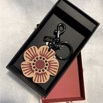 Coach  Willow Floral keychain/ Bag Charm Photo 6