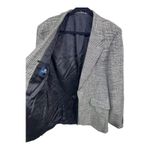 Stafford Vintage Glen Plaid Wool Blazer Tailored USA Power Suit Jacket Womens Lg Photo 1