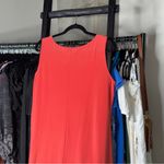 Sympli Nu Tank Swing Jersey Dress Short in Coral Orange Size 14 Photo 9