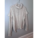 joe's jeans  Cream turtleneck Ruffle Sweater Women's Large $278 NWT Photo 8