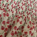 J.Crew x Liberty Smocked Ruffle Peplum Top In Liberty Rose (Sz L) NWT Photo 8