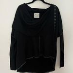 Raw Earth Wild Sky Boho Essential Junction Sweatshirt in Black Size XL Photo 0