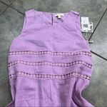 Chelsea and Violet  Girls Juniors Lavender Floral Cotton Dress Sz M Fully Lined NWT Photo 1