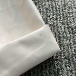 Cream Leather Shorts White Size XS Photo 7