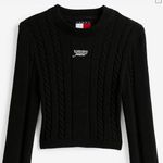 Tommy Hilfiger Tommy Jeans Cable-Knit Crewneck Logo Sweater Photo 0