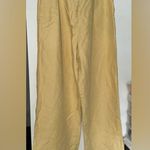 NWOT Aritzia Wilfred Author Linen Wide Leg Pant In Color Sandy Beige Tan Size 8 Photo 9