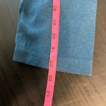 Bryn Walker Teal Blue 3/4 Sleeve Ribbed Knit Top Made in USA XL Basic Layer READ Photo 12