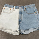 Levi's Two-Tone Blue Jean Shorts Photo 0