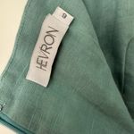 Hevron Cecily mint aqua green linen halter rope tie low back jumpsuit 6 Photo 6