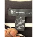 INC  Womens Black & White Striped Sleeveless A-Line Dress M Casual Office Work Photo 2