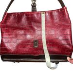 Dooney & Bourke Elegant Red Crocodile-Embossed Women's Bag Photo 7