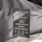 Beulah Black Moto Style Quilted Zip Up Lightweight Jacket Women's Small Photo 7