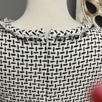 Brooks Brothers  Black and White Woven Tank Top Photo 2