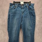 Levi's 055. Denizen Curvy Skinny Straight Stretch Blue Denim Pants Jeans 18M Photo 2