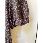 ASOS  Floral Babydoll Dress 12 Puff Sleeves Dark Fairy Romantic Academic Western Photo 6