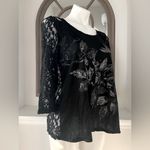 Buckle ’s Daytrip Black Lace Top, Size Large New w/Tag Photo 3