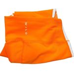 WILO THE LABEL Ribbed Leggings Orange With Side Stripes Size L NWT Size L Photo 5