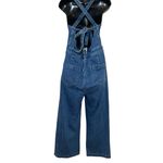 Madewell Women’s Wide Leg Crop Denim Jumpsuit Medium Wash Size Large Photo 1