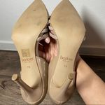 Botkier  D'Orsay Heels Patent Leather Strappy Velvet Pointed Toe Nude 7.5 Photo 3