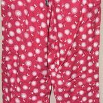 Boden Womens Pajama Pants US 6/S Bright Pink Floral Daisy Flannel drawstring PJs Photo 0