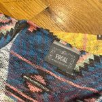 Vocal Knit Summer Festival Dress Sleeveless Studded Rainbow Aztec Rhinestone Photo 5