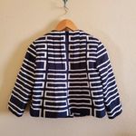 Peter Nygard  blue and white blazer sz 4 petite Photo 1