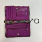 Hobo International Wristlet Key ID Holder Fold Over Snap Snakeskin Embossed Photo 5