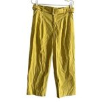 Anthropologie ✨Anthropology petite yellow crop pants size 4P✨ Photo 1