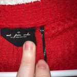 Urban Outfitters Out From Under Red Ribbed Button Front Pullover Henley Top Photo 2