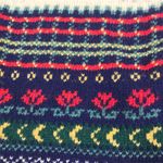 EDINBURGH Lambswool Cardigan Sz M VTG 80's Oversize Holiday Cozy Made Scotland Black Size M Photo 5