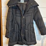 Cole Haan Signature Down Puffer Black Jacket Coat Women's size M medium hood Photo 0