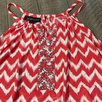 3/$25 Cute summer top with a splash of bling! Red Size M Photo 1