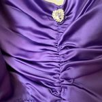 Pretty Little Thing Petite Purple Embellished Detail Halterneck Bodycon Dress Photo 4