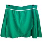 MTA Sport Pleated Green A-Line Tennis Athletic Skort Skirt Women's 1X Photo 0