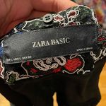 ZARA Vintage Rare 3D Floral Textured Embroidered Lace Open Multicolor Funky Indie Formal Cardigan Evening Crop Duster Tunic Photo 9