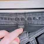 American Eagle Stretch Women's AE Black Wash Denim High Rise Mom Jean 00 long Photo 1