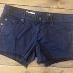 AG Adriano Goldschmied Adriano goldschmied AG The Mary Jane Black low rise cut off Shorts Size 28 Photo 0